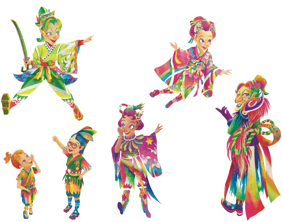 舞台『桜舞し、若葉の芽吹くころ』キャラクター